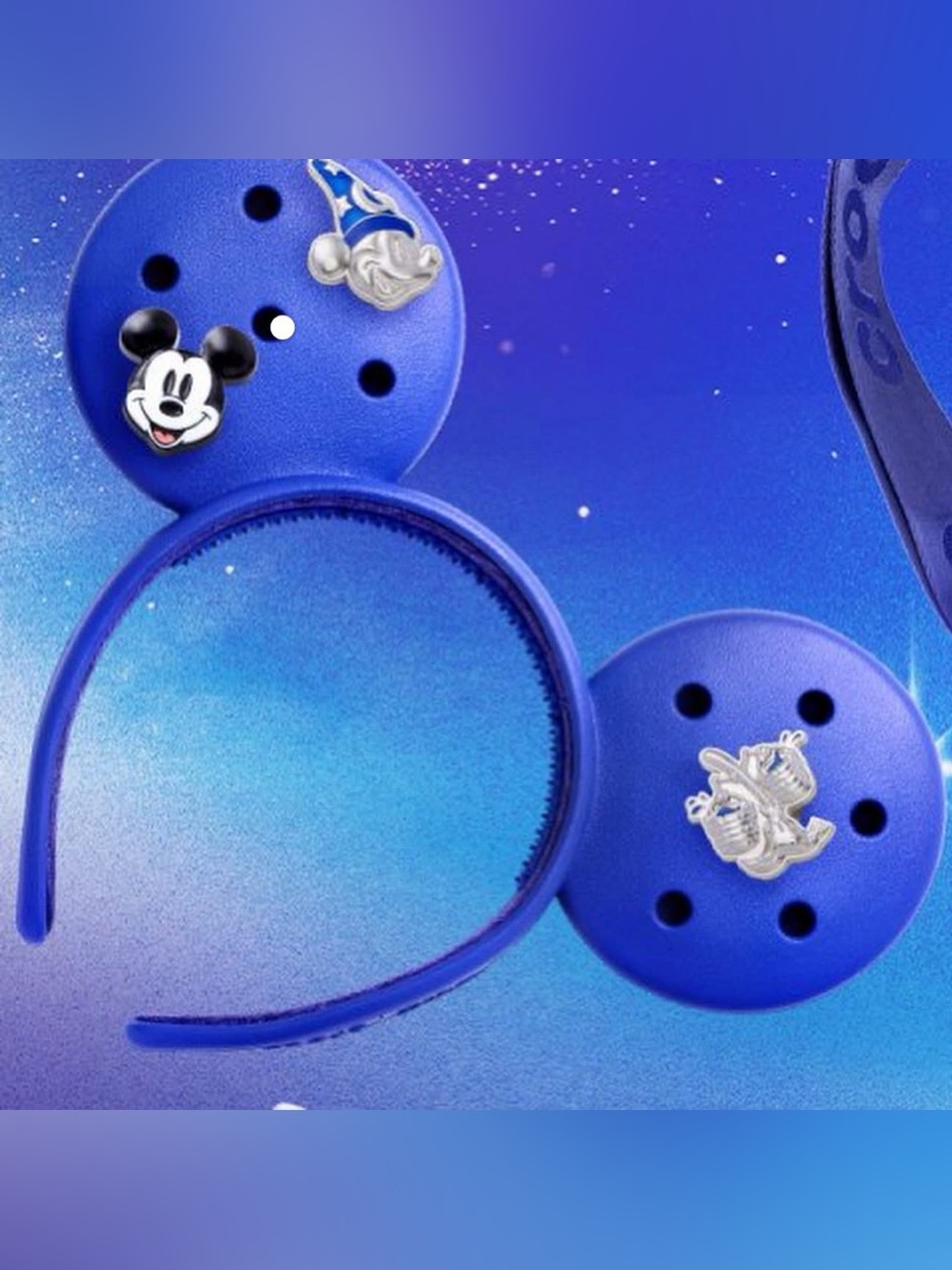 NEW Crocs Disney D23 Exclusive Blue Ears